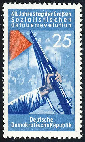 602 Oktoberrevolution in Russland 25 Pf **