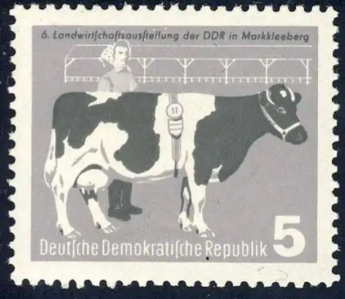 628 Exposition agricole vache d'élevage 5 Pf **