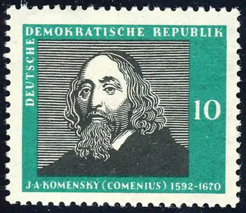 643 300 Jahre Comenius 10 Pf  **