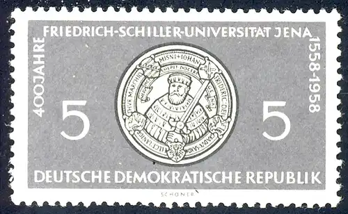 647 Friedrich-Schiller-Uni Jena 5 Pf **