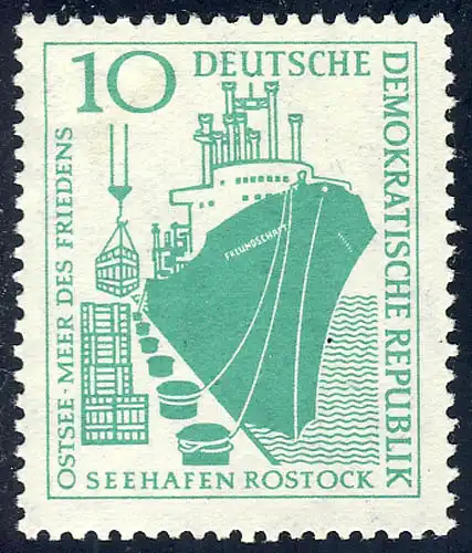 663 Seehafen Rostock 10 Pf **