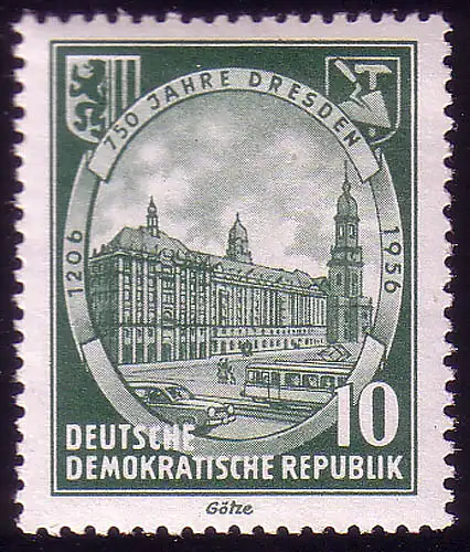524 Dresden 10 Pf **