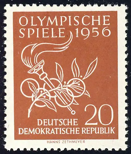 539 Olympische Sommerspiele 20 Pf, postfrisch **