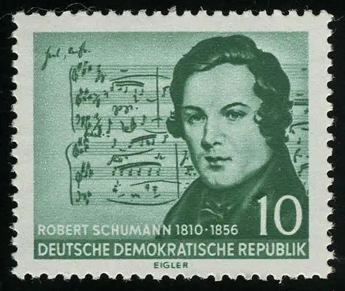 541 XII Robert Schumann 10 Pf Wz.2 XII **
