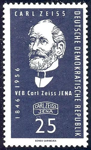 547 Carl-Zeiss-Werke Jena 25 Pf **