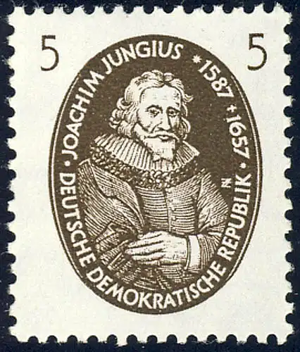 574 Naturwissenschaftler 5 Pf Jungius **