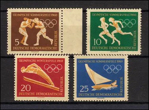 746-749 Olympia 1960 - ensemble **, valeur de blocage 746 testé Schönherr BPP