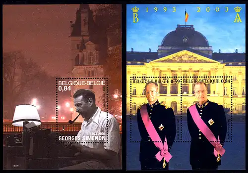 3195-3277 Belgien-Jahrgang 2003 komplett, postfrisch **