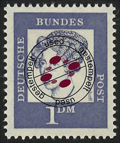 361 Bedeutende Deutsche 1 DM O Droste-Hülshoff