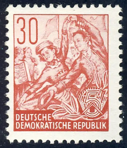 373 Fünfjahrplan 30 Pf, postfrisch **