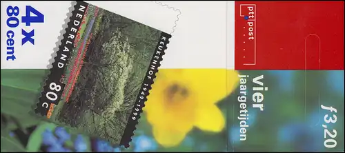 Carnets de marques 52 Les quatre saisons 1999 - Printemps Keukenhof PB 53a, **