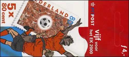 Markenheftchen 59 Fußball-EM 2000 mit PB 60, **