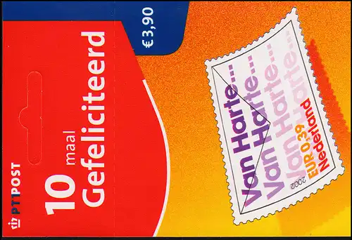 Carnets de marques PB 76 Marques d'enregistrement 2002 avec 1982-1991 autocollant, **