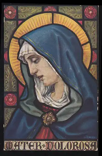 AK Kirchenbid / Madonnenbild - Mater Dolorosa, ungebraucht