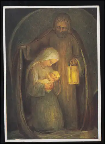 AK Noël Nouvel An M. Spötl: Fils de Dieu et Marie, BOZEN 21.9.1949