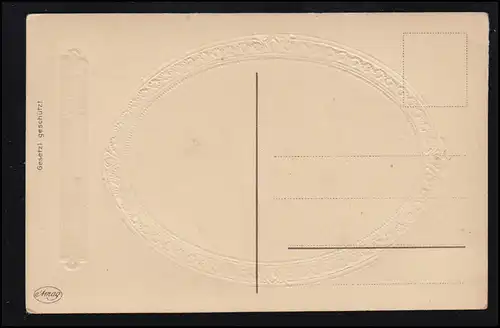 AK de la marque Christ et Saint Jean avec calice dans l'ovale, inutilisé