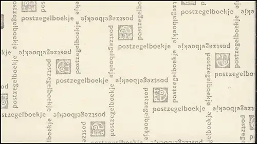 Markenheftchen 6y Königin Juliane 1968, PTT und Postdienst, mit ZB **
