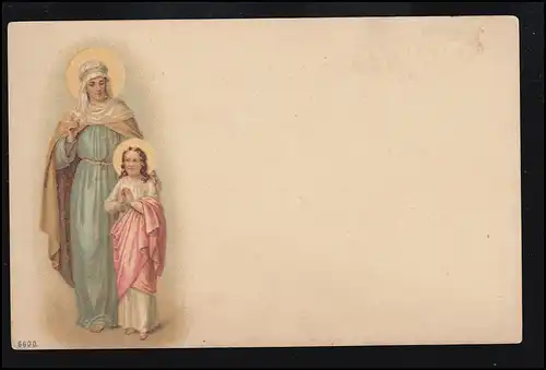 AK Sainte Marie et fille de prière, inutile
