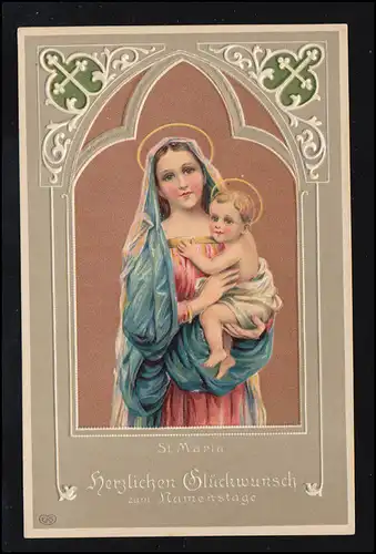 Jour du nom de l'A.A: Sainte Marie avec enfant, inutilisé