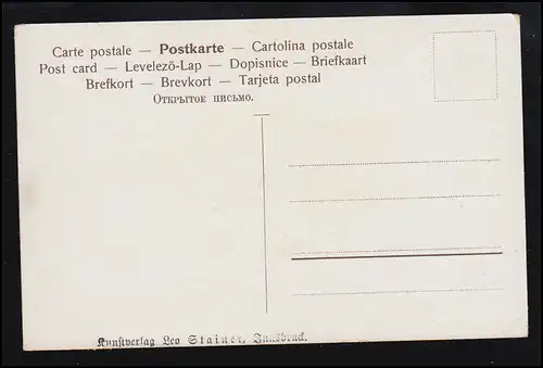 AK Namenstag: Heiliger Antonius von Padua mit Kind, ungebraucht