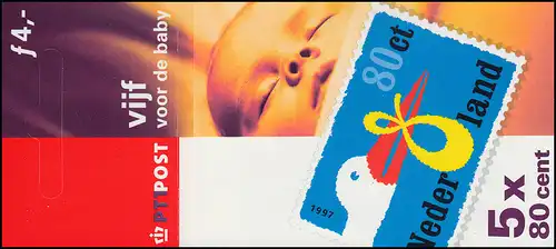 Markenheftchen 56 Grußmarken - Geburt 1999 mit PB 57, ** postfrisch