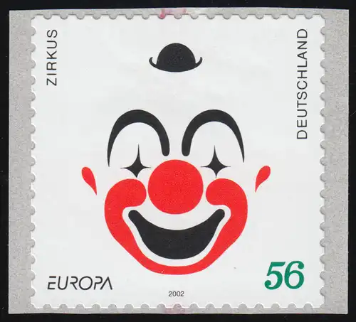 2272 Europa Clown selbstklebend sk mit Nummer 5 **