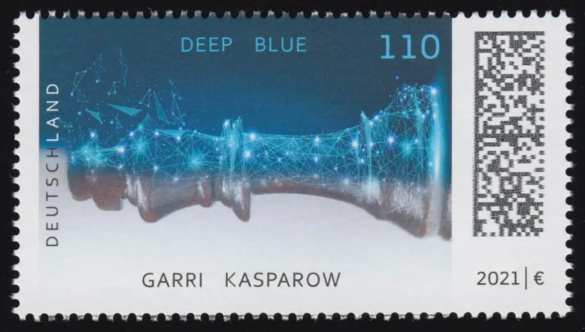 3595 Échecs - Deep Blue bat Kasparov, collant, ** post-fraîchissement