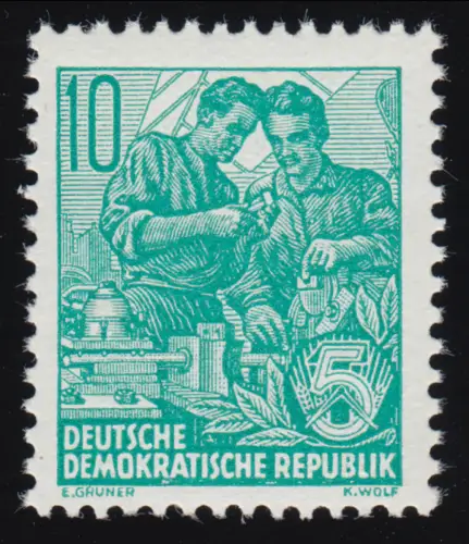 409x YI Fünfjahrplan 10 Pf Wz.2 YI, postfrisch **