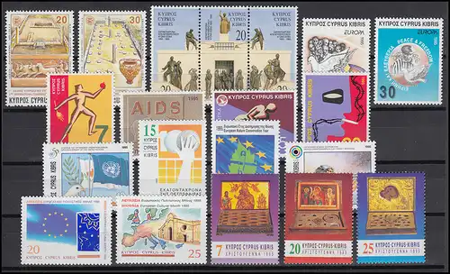 849-872 Zypern (griechisch) Jahrgang 1995 - ohne Block 18, postfrisch