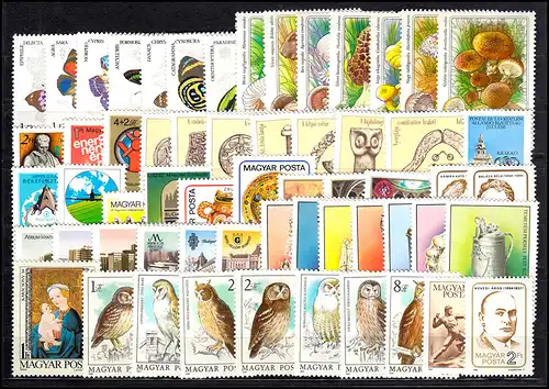 Ungarn 3660-3731 Jahrgang 1984 komplett, postfrisch **