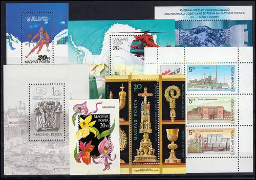 Hongrie 3877-3941 année 1987 complète, frais de port **