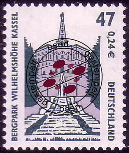 2176 Sehenswürdigkeiten 47 Pf / 0,24 Euro Bergpark O