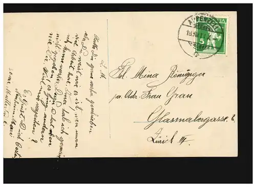AK Femmes: Femme avec des Margeriten Autrus, Appenzell 18.08.1911