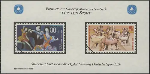 Sporthilfe Sonderdruck aus Berlin-MH Tanzen 1983