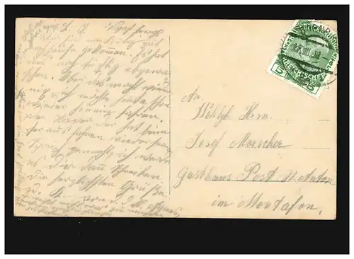 AK Femmes: Femmes Robe et bouquet de fleurs, Autriche 17.03.1911