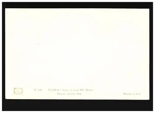 AK Frauen: Frau liegend, mit blau weißem Gewand, Blütenkranz , ungebraucht 