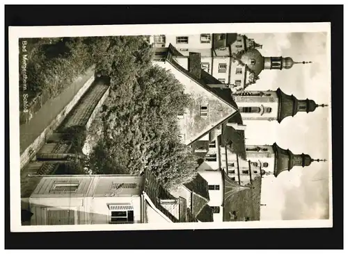 AK Bad Mergentheim, Schloß, Feldpost, Bad Mergentheim 19.2.1943