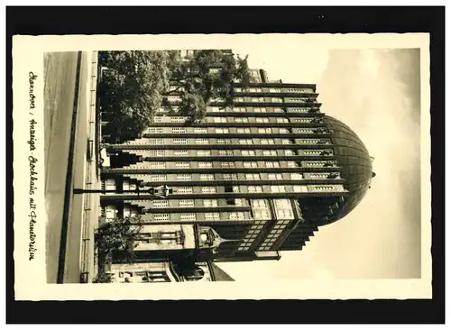 AK Hannover, Anzeiger Hochhaus mit Planetarium, Feldpost, Hannover 09.2.1943
