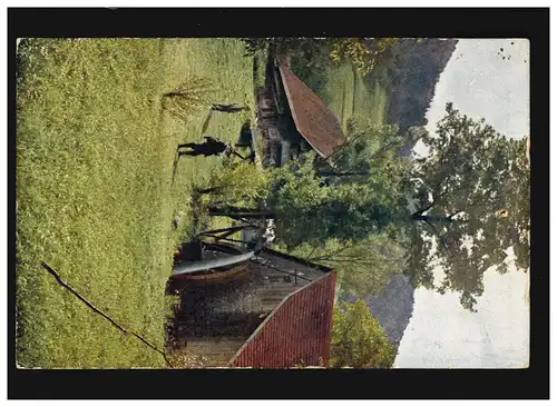 Landwirtschaft Mühle im Schwarzwald, Kirnbachtal, Triberg 21.8.1912