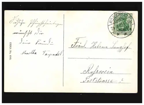 Agriculture Mühle Mullrad Bach, Joyeuse Pentecôte, Rosswein 29.5.1909