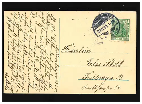 Agriculture Moulin d'eau Wehrsteg Rivière arbres, Gottmadingen 23.5.1913