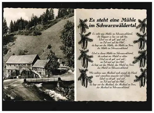 Landwirtschaft Wassermühle Es steht eine Mühle im Schwarzwäldertal, ungebraucht