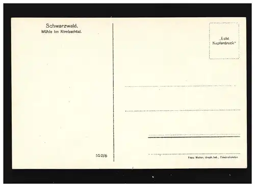 Agriculture Wassermühle Schwarzwald Mühler Kirnbachtal Schindel, inutilisé