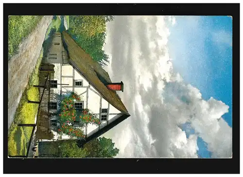 Agriculture Ferme Reetdach maison spécialisée poulet pommier, non utilisé