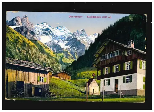 Agriculture Oberstdorf Einödsbach Alpes Agritourismes, Oberndorf 5.7.1926