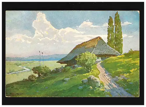 Agriculture Ferme chemin prairies, Cöln /Francfort (Main) Bahnpost 8.11.1910