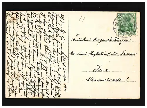 Agriculture Ancienne ferme Fontaines d'extraction de l'usine spécialisée Reetdach, Luby 24.5.1911