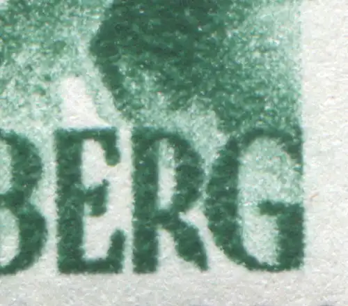 12 Freimarke 84 Pf Paar mit PLF II Fuß des R spitz (linke Marke), Feld 24, **
