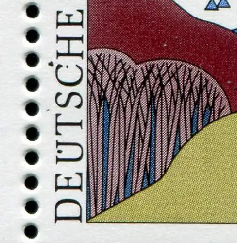 1686 Rhön haut comme paire de bord d'angle avec PLF: taches noires dans le champ FEUTTE 21, **