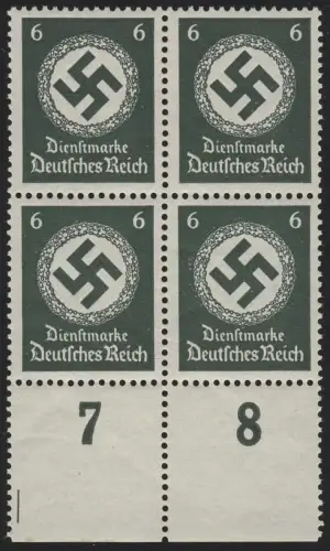 135yP Eichenkranz 6 Pf WAAGE. Riffelung, UR-Vbl., postfrisch **